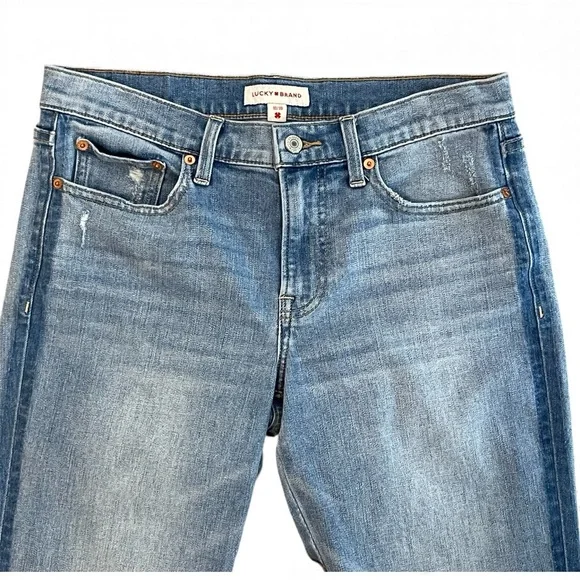 Lucky Brand Sweet Mid Rise Straight Women’s Jeans Size 10/30 - Picture 2 of 10